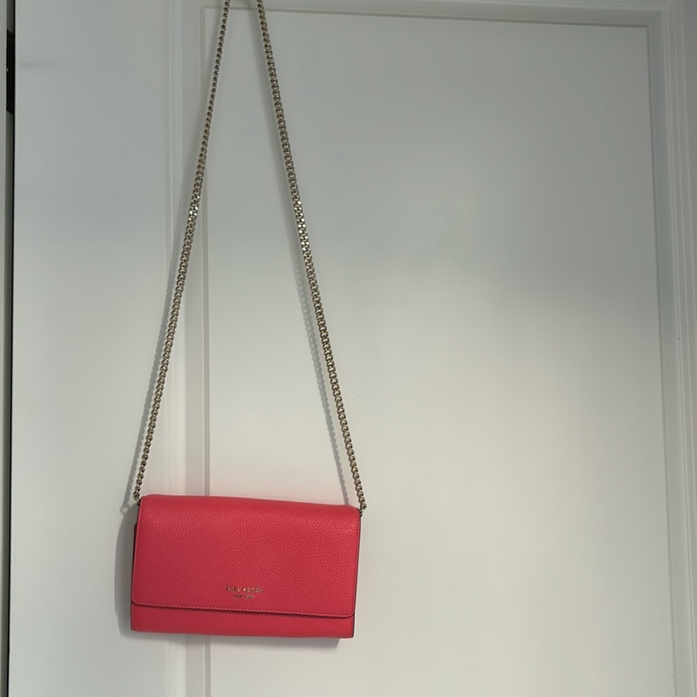 Kate Spade Cameron wallet on a chain